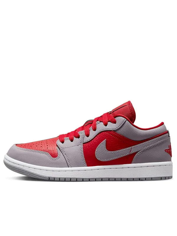 Кроссовки 1 low se 'split - gym red cement grey' Air Jordan — изображение 1 из 4, красный/серый