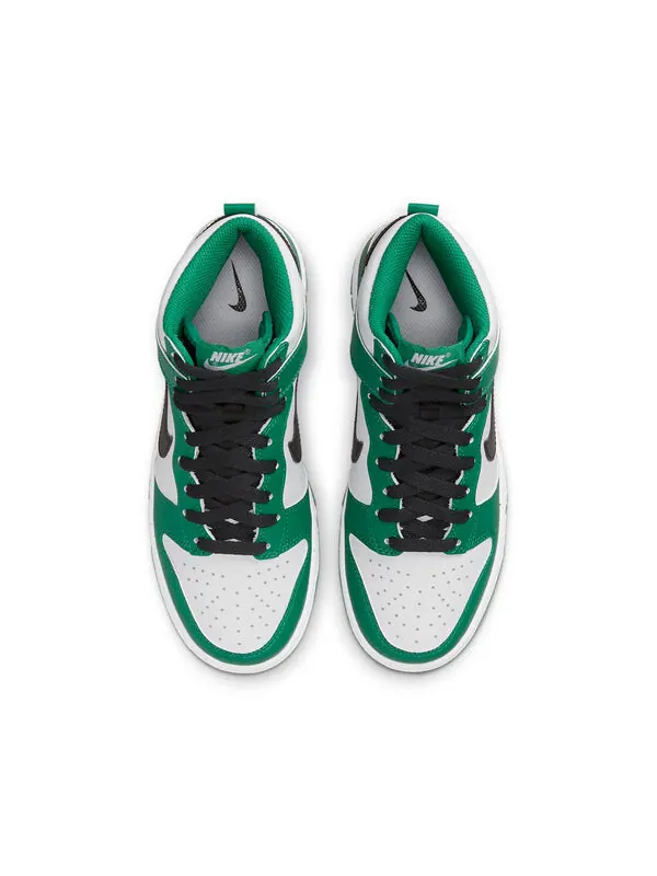 Кроссовки данк высокие Nike — изображение 4 из 4, белый/зеленый