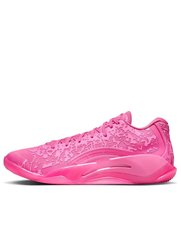 Кроссовки zion 3 pink lotus basketball shoes 'pink glow' Air Jordan — изображение 1 из 4, розовый/розовый