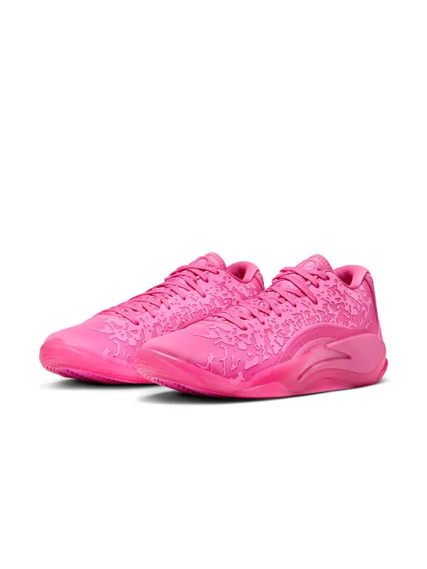 Кроссовки zion 3 pink lotus basketball shoes 'pink glow' Air Jordan — изображение 3 из 4, розовый/розовый