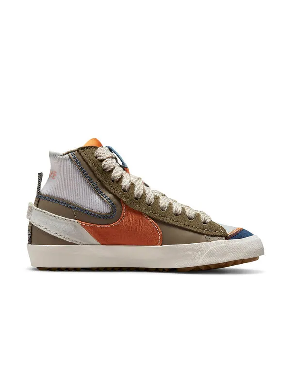 Кроссовки blazer mid '77 jumbo 'voodoo - grey fog phantom' Nike — изображение 2 из 4, серый/синий