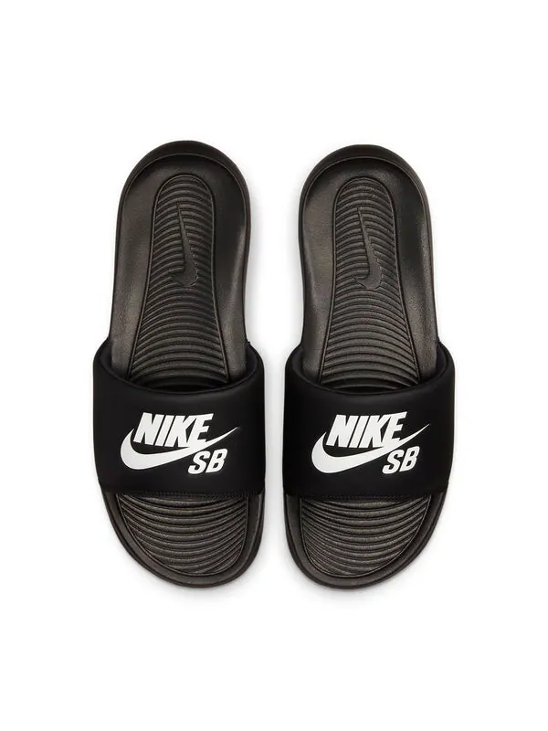 Тапочки victori one slide 'black white' Nike — изображение 2 из 4, черный/белый