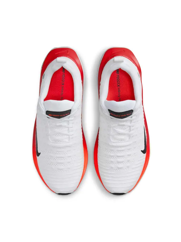 Кроссовки reactx infinity run 4 'white black bright crimson' Nike — изображение 3 из 4