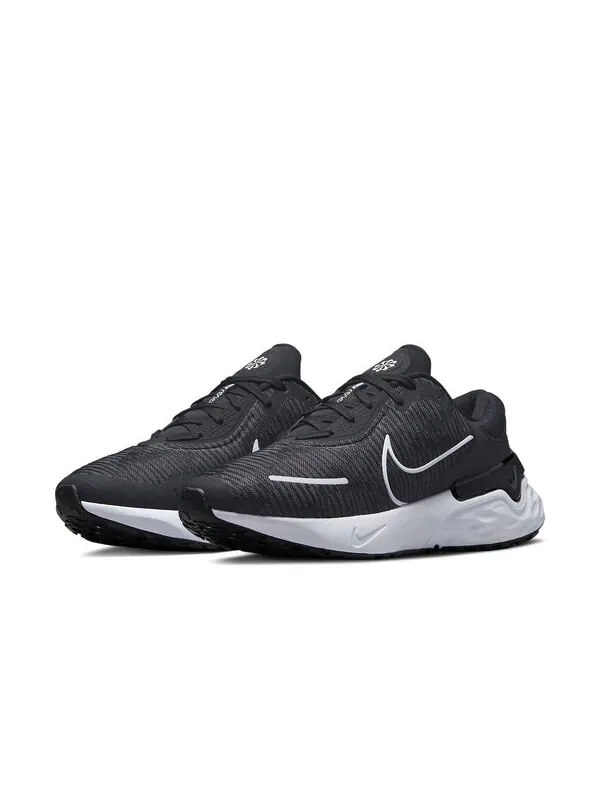 Кроссовки renew run 4 Nike — изображение 3 из 4, черный/белый