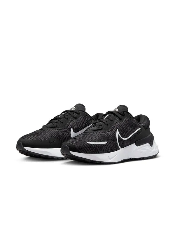 Кроссовки renew run 4 Nike — изображение 3 из 4, черный/белый