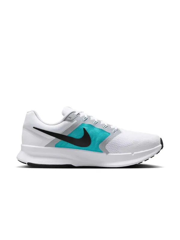 Кроссовки run swift 3 'white dusty cactus wolf grey black' Nike — изображение 2 из 4, белый//серый/черный