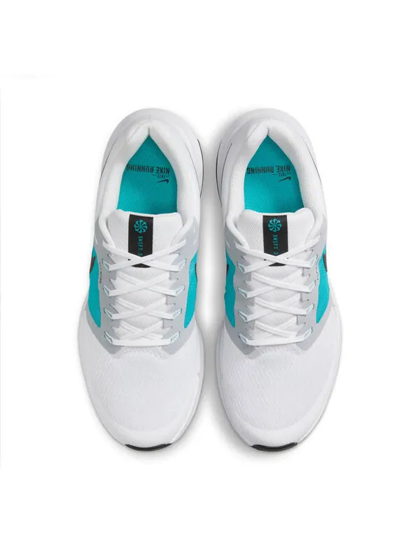 Кроссовки run swift 3 'white dusty cactus wolf grey black' Nike — изображение 4 из 4, белый//серый/черный