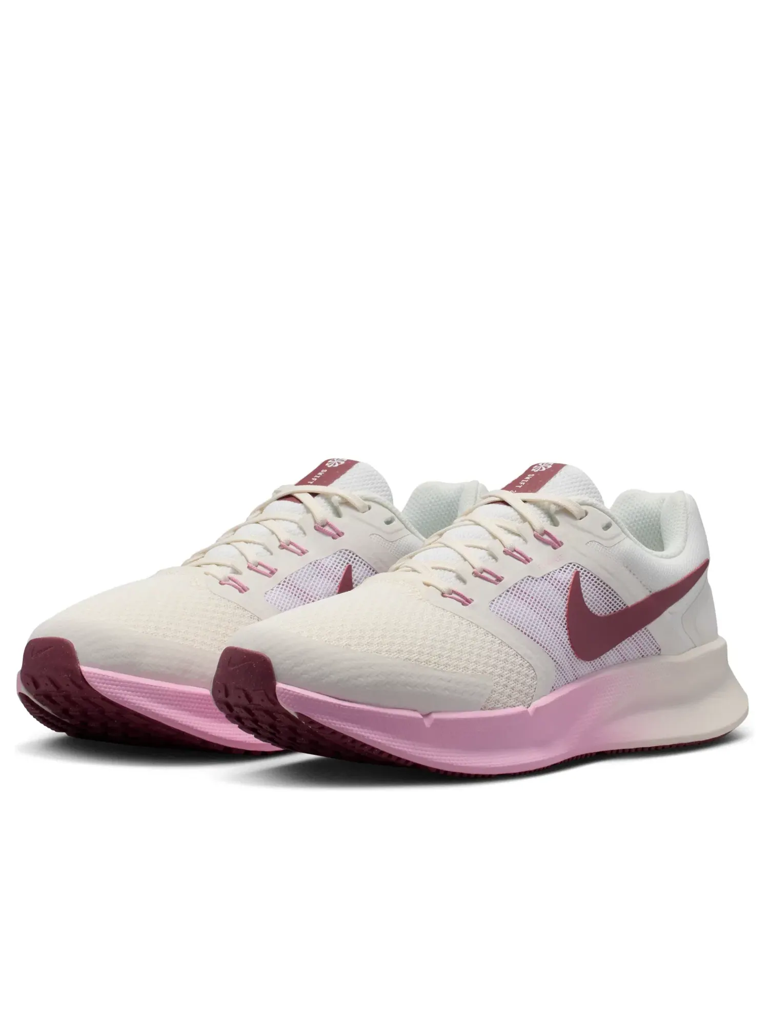 Женские кроссовки для бега с шнуровкой Nike Run Swift 3 Sail Pink Smoke — изображение 5 из 7, розовый