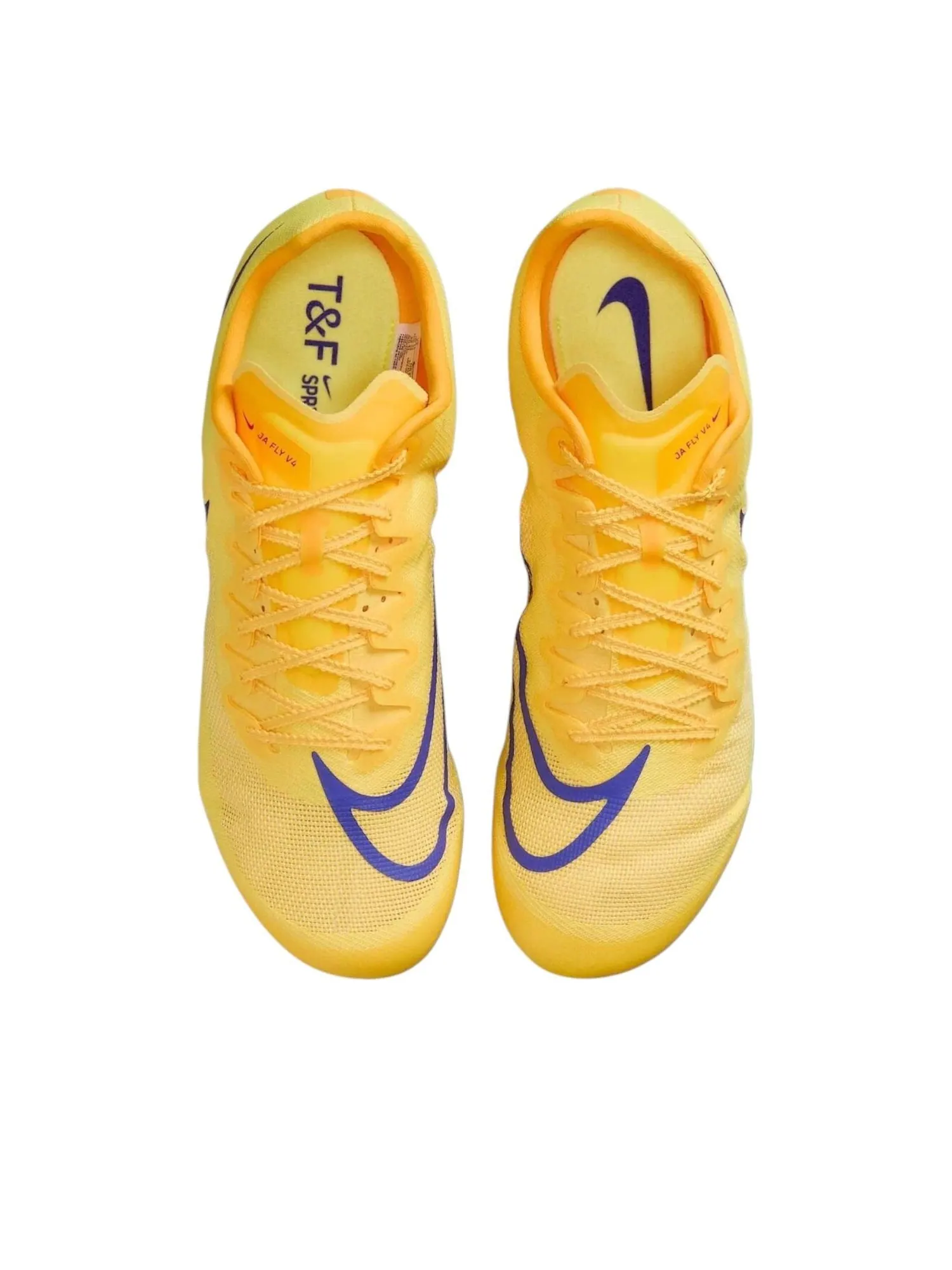 Кроссовки Nike Zoom Ja Fly 4 'Citron Pulse Indigo Burst' — изображение 2 из 6, желтый