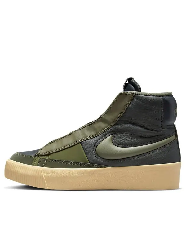 Кроссовки блейзер mid victory sequoia Nike — изображение 1 из 4, оливковый зеленый