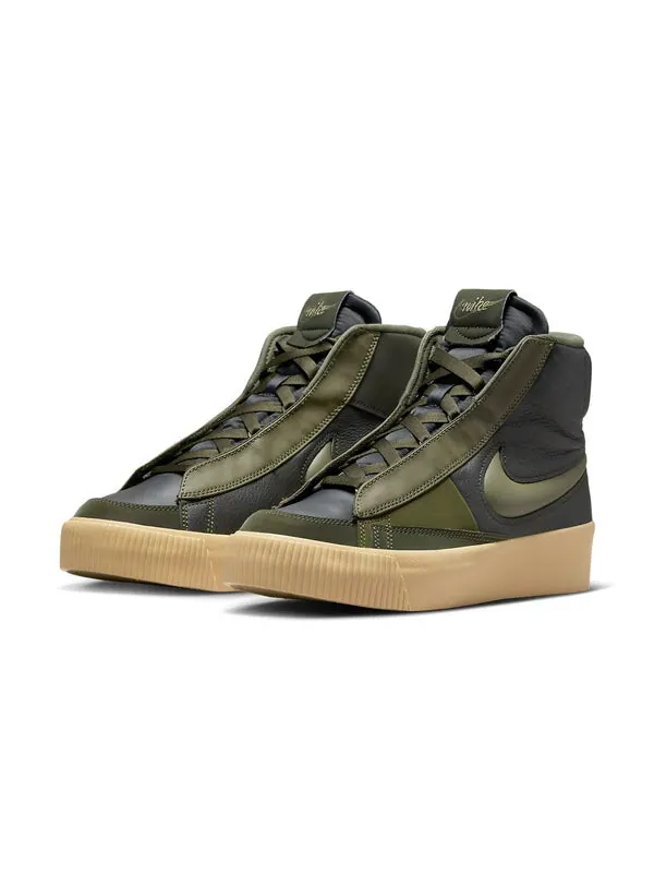 Кроссовки блейзер mid victory sequoia Nike — изображение 3 из 4, оливковый зеленый