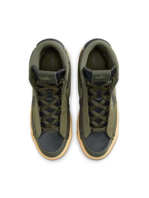 Кроссовки блейзер mid victory sequoia Nike — изображение 4 из 4, оливковый зеленый