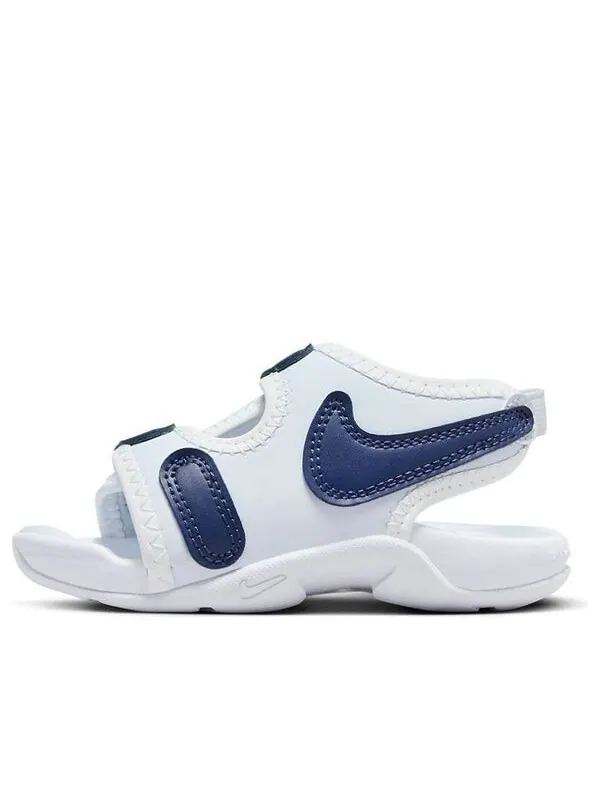 Тапочки Sunray Adjust 6 слайдеров Nike — изображение 1 из 4, белый/темно-синий