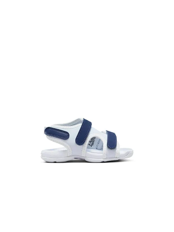 Тапочки Sunray Adjust 6 слайдеров Nike — изображение 2 из 4, белый/темно-синий