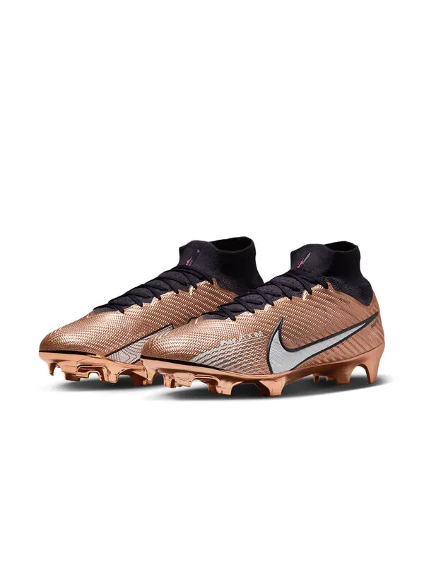 Кроссовки mercurial superfly 9 elite fg Nike, металлический — изображение 4 из 4, золотистый