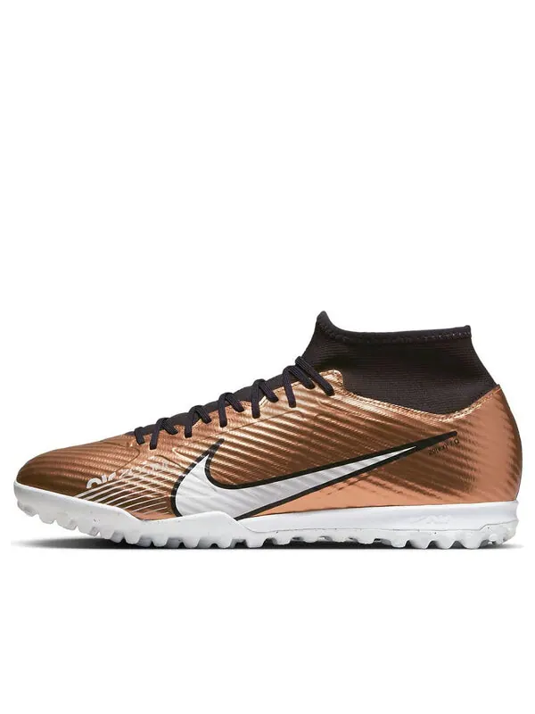 Кроссовки mercurial superfly 9 академия tf Nike — изображение 1 из 4, золотисто-бело-черный