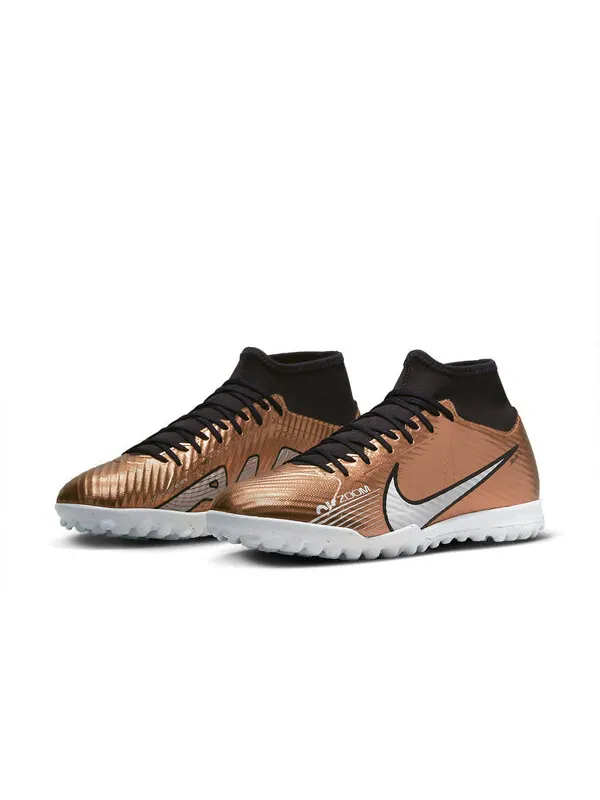 Кроссовки mercurial superfly 9 академия tf Nike — изображение 3 из 4, золотисто-бело-черный