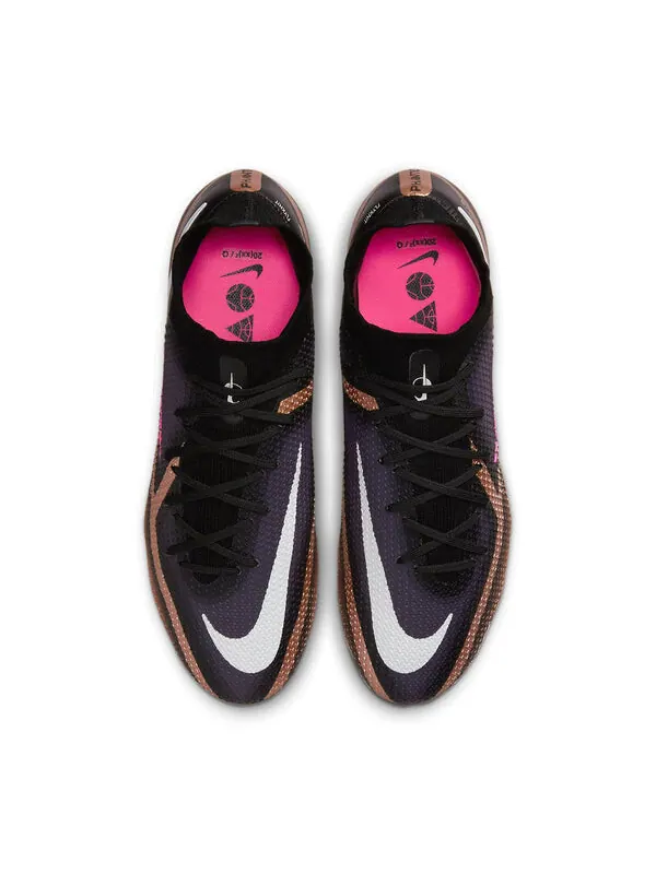 Кроссовки фантом gt2 elite df fg Nike, металлический — изображение 2 из 4, металлик/черный/белый