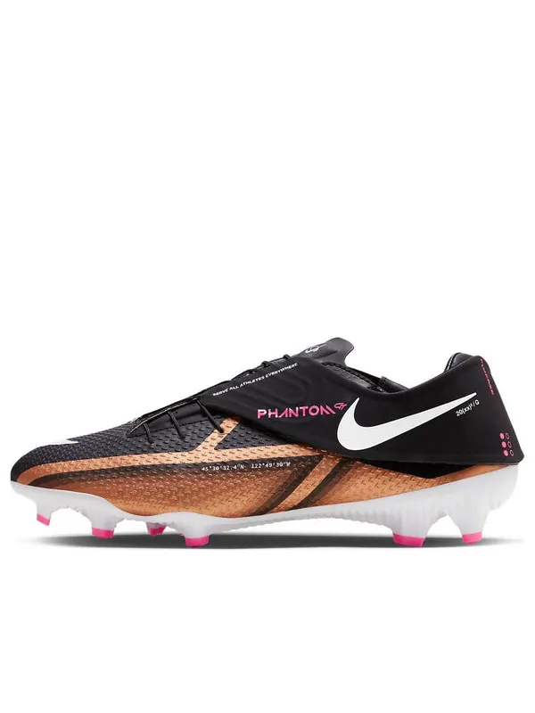 Кроссовки phantom gt2 academy flyease mg 'generation pack metallic copper' Nike — изображение 1 из 4, черный/золотистый/белый