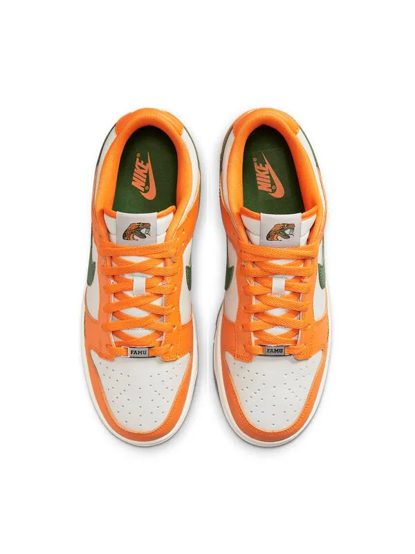 Кроссовки x florida a&m university dunk low Nike — изображение 4 из 4, оранжевый