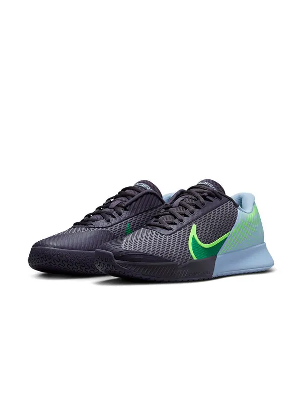 Кроссовки court air zoom vapor pro 2 hc 'gridiron stadium green' Nike — изображение 3 из 4, зеленый/зеленый