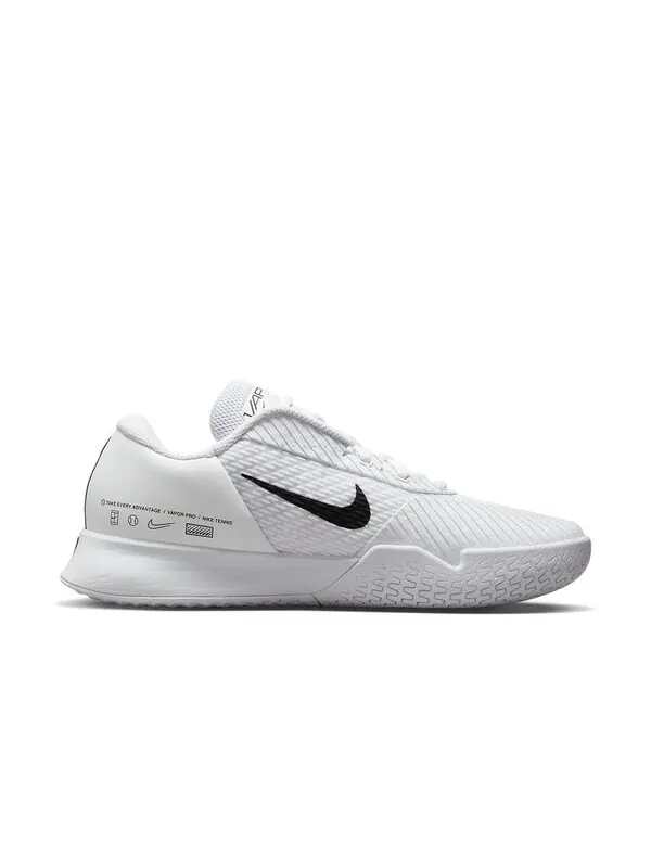 Кроссовки zoom vapor pro 2 hc 'white' Nike — изображение 2 из 4, белый/черный