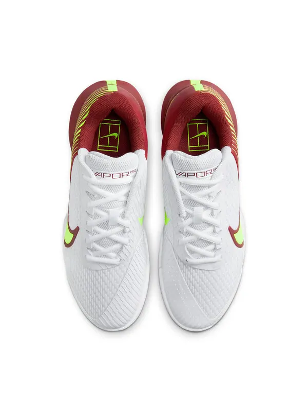 Кроссовки Court Air Zoom Vapor Pro 2 HC Nike — изображение 4 из 4, белый/красный