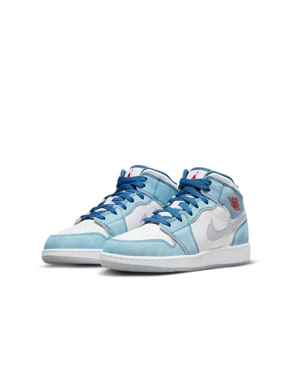 Кроссовки 1 mid se 'french blue' Air Jordan — изображение 3 из 4