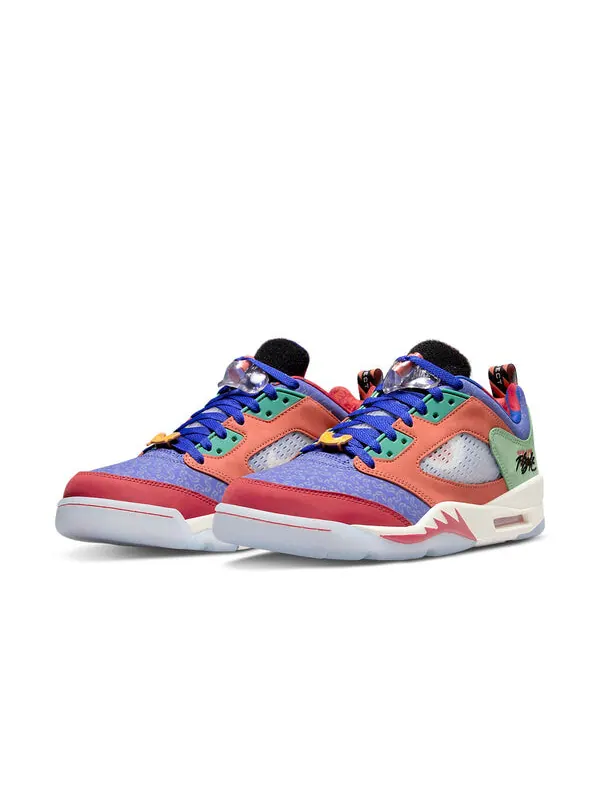 Кроссовки 5 retro low 'doernbecher 2022' Air Jordan — изображение 3 из 4, оранжевый