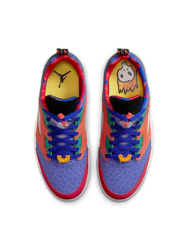 Кроссовки 5 retro low 'doernbecher 2022' Air Jordan — изображение 4 из 4, оранжевый