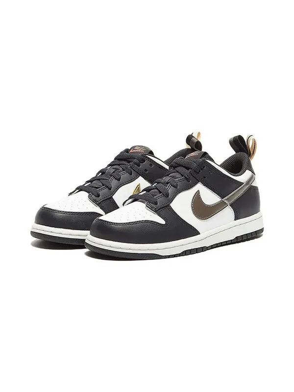 Кроссовки данк лоу Nike — изображение 3 из 4, черный/белый/золотистый