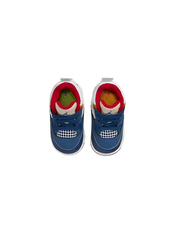 Кроссовки 4 retro 'messy room' Air Jordan — изображение 4 из 4, синий/белый/красный