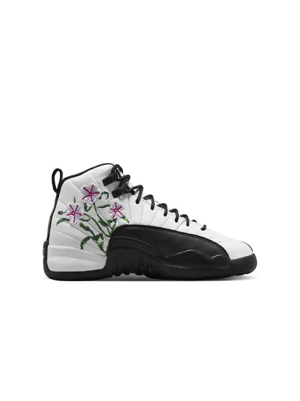 Кроссовки 12 ретро Air Jordan — изображение 2 из 4, черный / белый