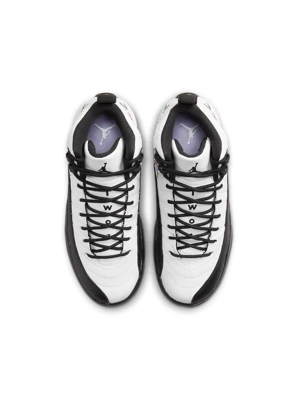 Кроссовки 12 ретро Air Jordan — изображение 4 из 4, черный / белый