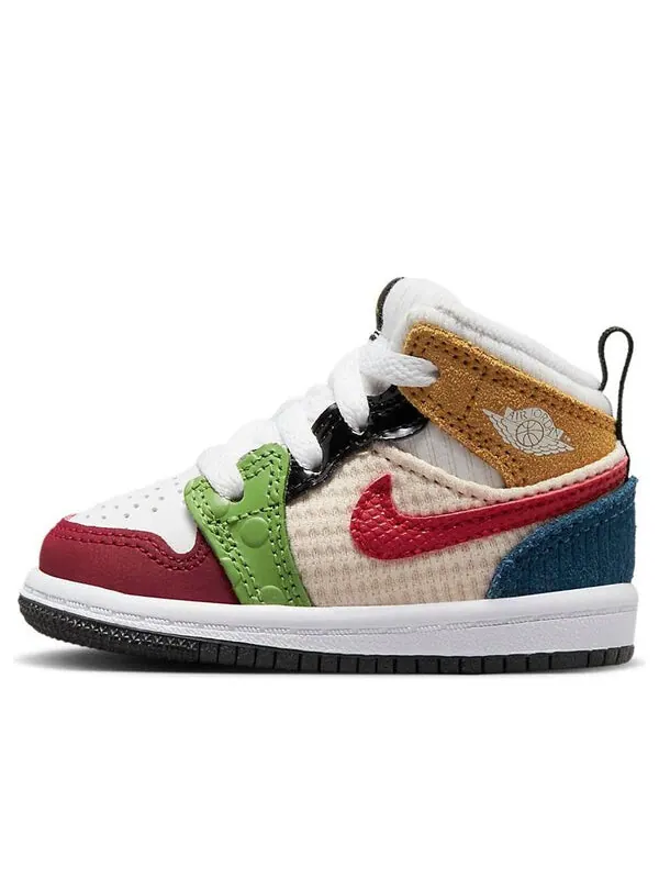Кроссовки 1 средний размер Air Jordan — изображение 1 из 4, белый, красный