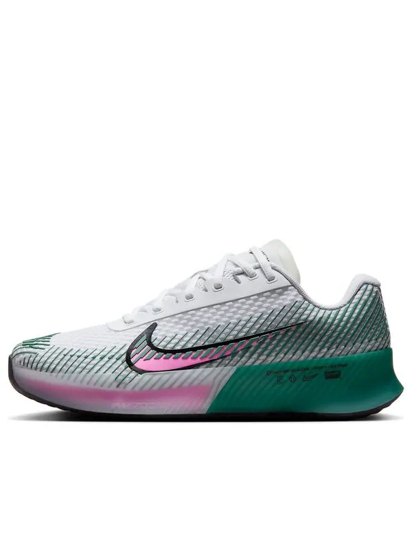 Кроссовки air zoom vapor 11 теннисные туфли Nike — изображение 1 из 4, белый/розовый//черный