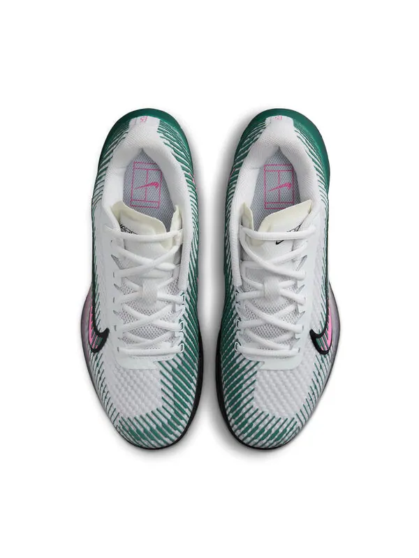 Кроссовки air zoom vapor 11 теннисные туфли Nike — изображение 3 из 4, белый/розовый//черный