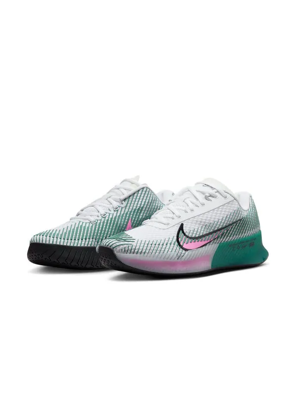 Кроссовки air zoom vapor 11 теннисные туфли Nike — изображение 4 из 4, белый/розовый//черный