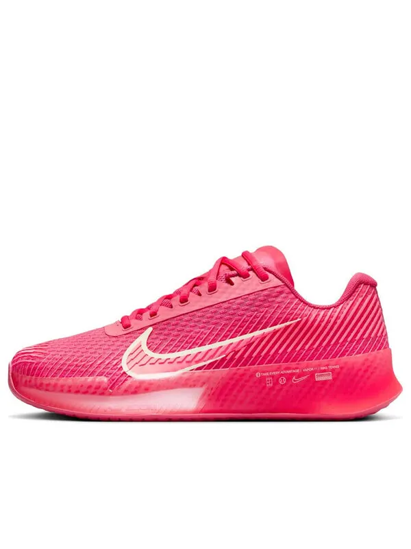 Кроссовки Court Air Zoom Vapor 11 HC Nike — изображение 1 из 4, розовый//белый