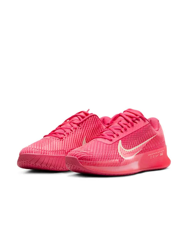 Кроссовки Court Air Zoom Vapor 11 HC Nike — изображение 3 из 4, розовый//белый