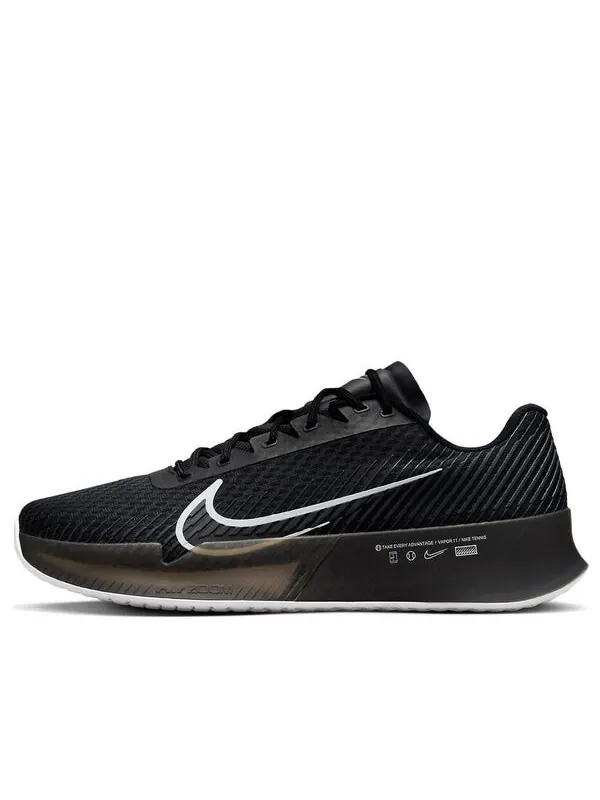 Кроссовки court air zoom vapor 11 hc 'black white' Nike — изображение 1 из 4, черный/белый