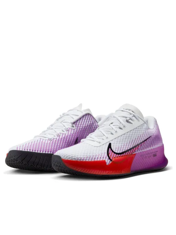 Кроссовки court air zoom vapor 11 'picante red' Nike — изображение 3 из 4, белый/красный/черный