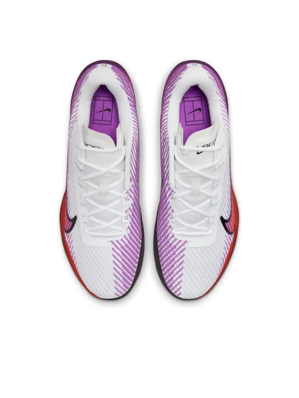 Кроссовки court air zoom vapor 11 'picante red' Nike — изображение 4 из 4, белый/красный/черный