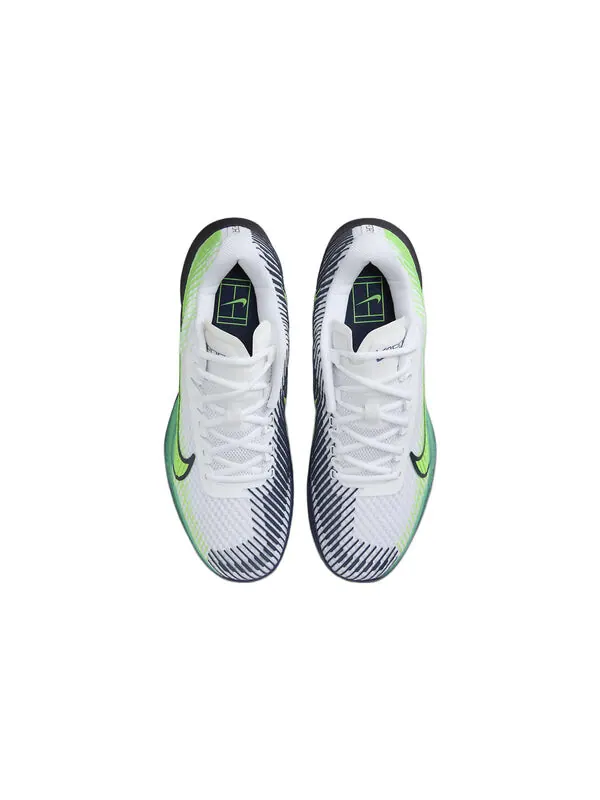 Кроссовки Nike Zoom Vapor 11 HC 'White Green Strike Navy' — изображение 4 из 4, зеленый