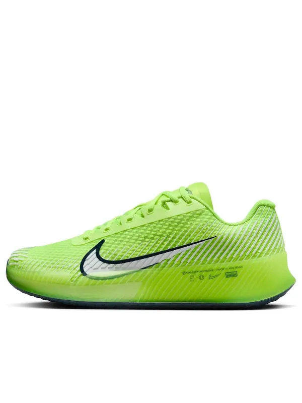 Кроссовки court air zoom vapor 11 hc Nike — изображение 1 из 4, зеленый