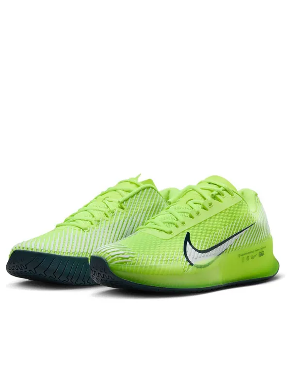 Кроссовки court air zoom vapor 11 hc Nike — изображение 3 из 4, зеленый