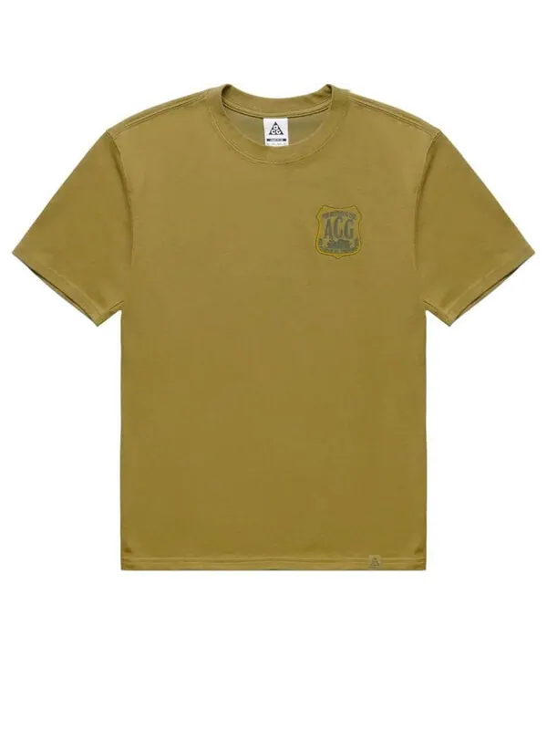 Кроссовки acg ss tee 'olive green' Nike — изображение 1 из 2, оливковый зеленый