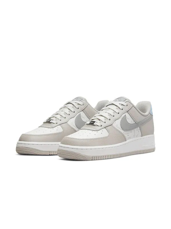 Кроссовки air force 1 '07 'reflective swooshes' Nike — изображение 3 из 4, серый/белый