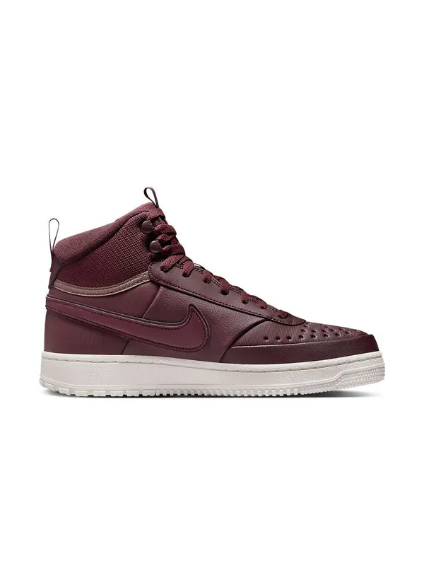 Кроссовки court vision mid 'burgundy crush' Nike — изображение 2 из 4, бордовый///бордовый