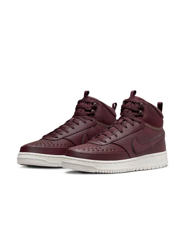 Кроссовки court vision mid 'burgundy crush' Nike — изображение 3 из 4, бордовый///бордовый